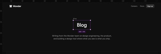 Grain Texture Blog Hero on wonder.design