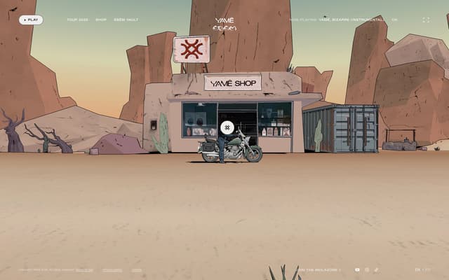 Immersive 3D Shop Scene on mola-zone.com