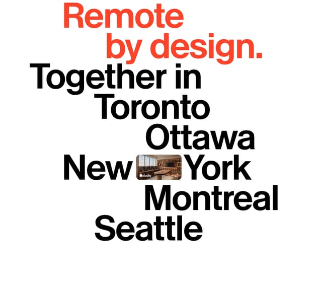 Staggered Remote Typography on shopify.design