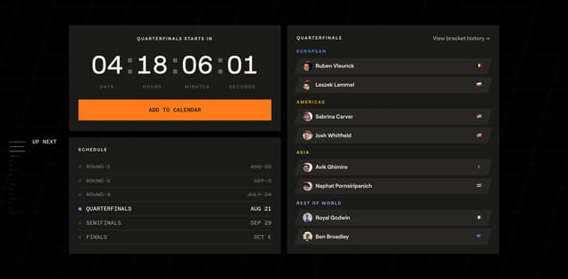 Clay Cup Dashboard on claycup.com