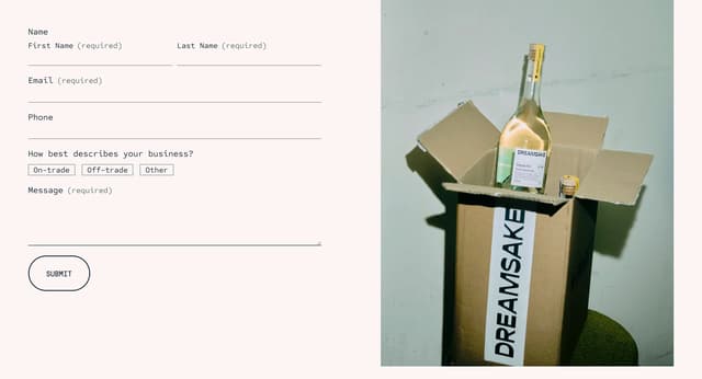Flash Photo Trade Form on dreamsake.co