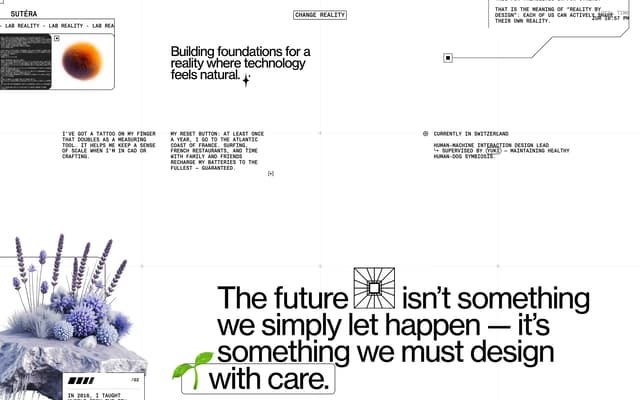 Organic Meets Technical Diagrams on sutera.ch