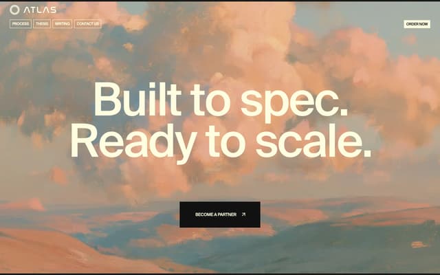 Built to Spec CTA on atlasmotion.com