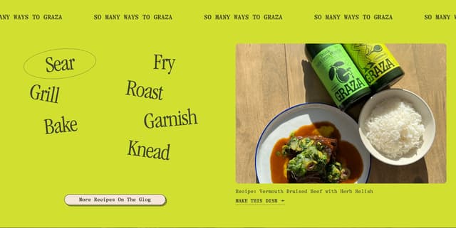 Glog Recipe Cards on graza.co