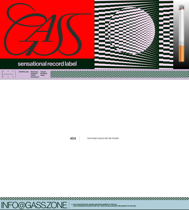 Maximalist 404 with Minimalist Void on gass.zone