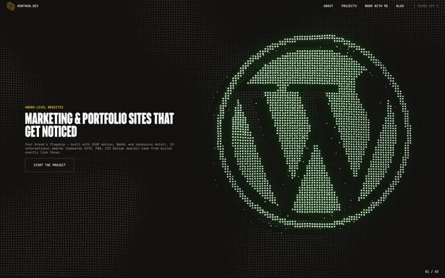 Homepage services on hontran.dev