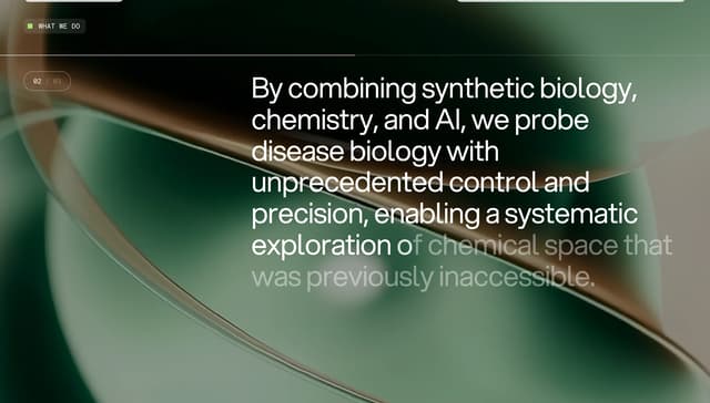 Scroll-triggered narrative pacing on integratedbio.com