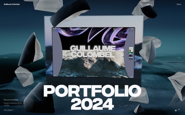 Nested Viewport in 3D Shard Environment on guillaumecolombel.fr
