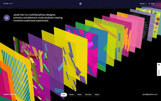 3D Depth Carousel on jcubhow.com