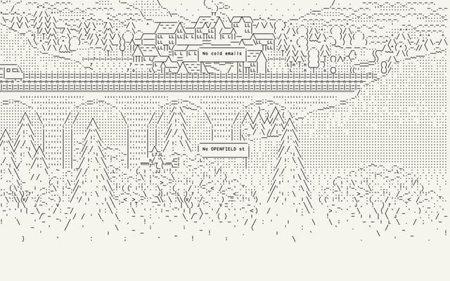 ASCII-to-Content Transition on of.domains