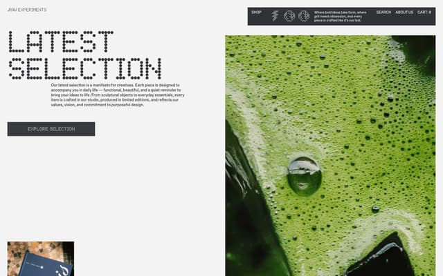 Editorial Split with Lifestyle Imagery on store.rawlab.co