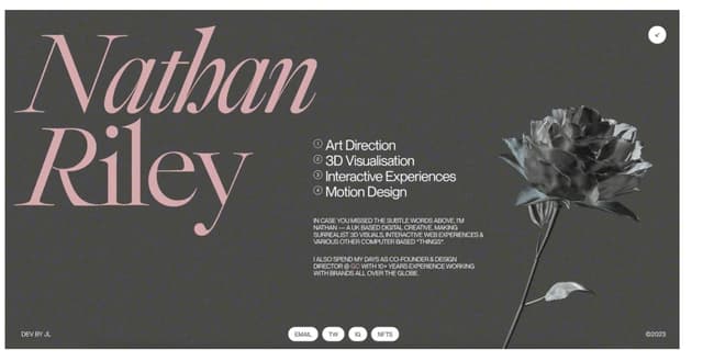 Serif Branding Card on jesperlandberg.com