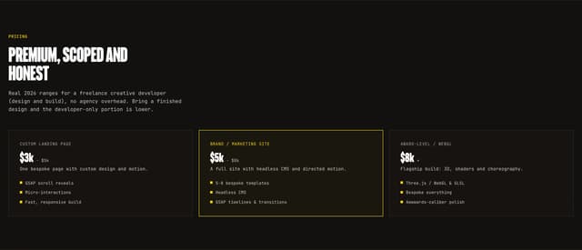 Hire pricing on hontran.dev